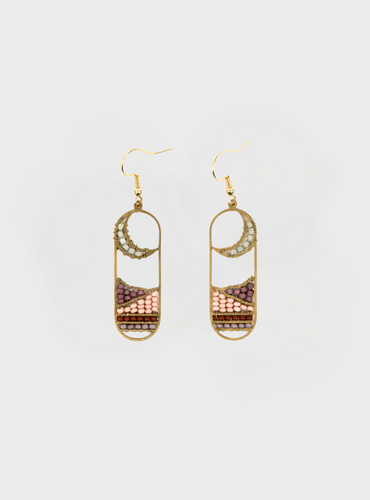 Moonview Earrings - Blush