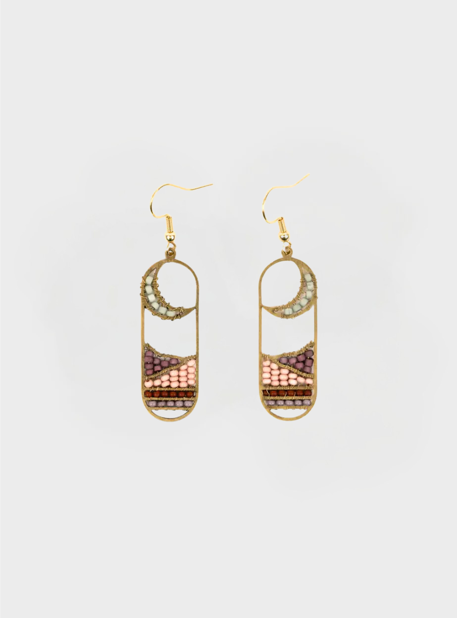 Moonview Earrings - Blush