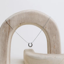 Horseshoe Necklace - Silver