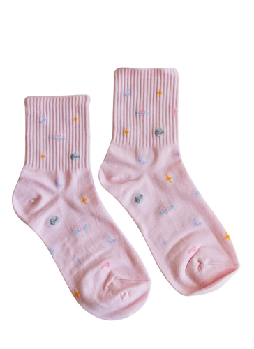 Galaxy Socks - Pink
