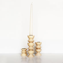 Modern Wooden Taper Candle Holder - Tall Nº 2