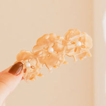 Trio Floral Claw Clip - Butterscotch