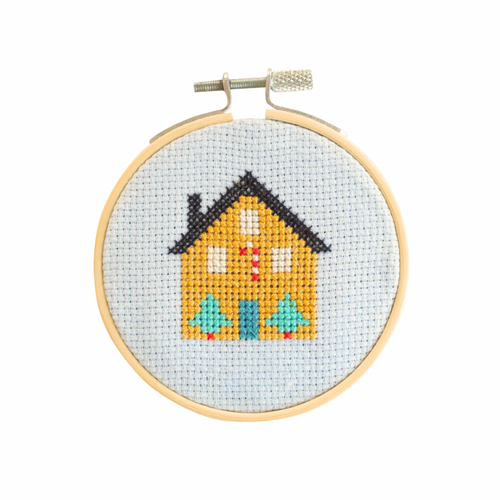 Christmas House Cross Stitch DIY Kit