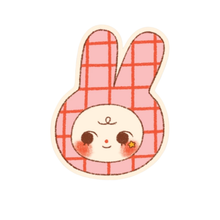 Bunny Vinyl Sticker
