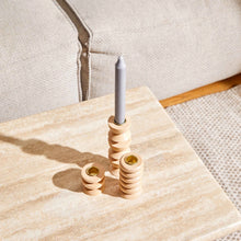 Modern Wooden Taper Candle Holder - Tall Nº 2