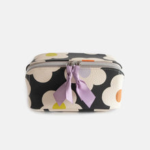 Multi Flower Diagonal Cosmetic Bag