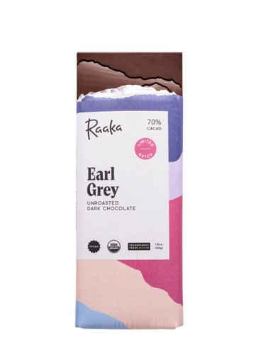 68% Earl Grey Tea Dark Chocolate Bar - Limited Edition