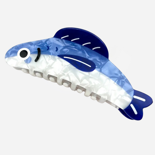 Sardine Fish Hair Claw Clip - Large