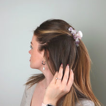 Cellulose Acetate Narrow Cloud Hair Claw Clip - Lavender Multi