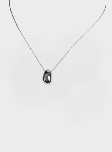 Ball Drop Necklace - Silver