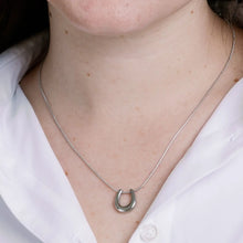Horseshoe Necklace - Silver