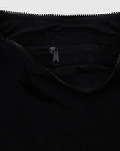 Medium Nylon Crescent Bag - Black