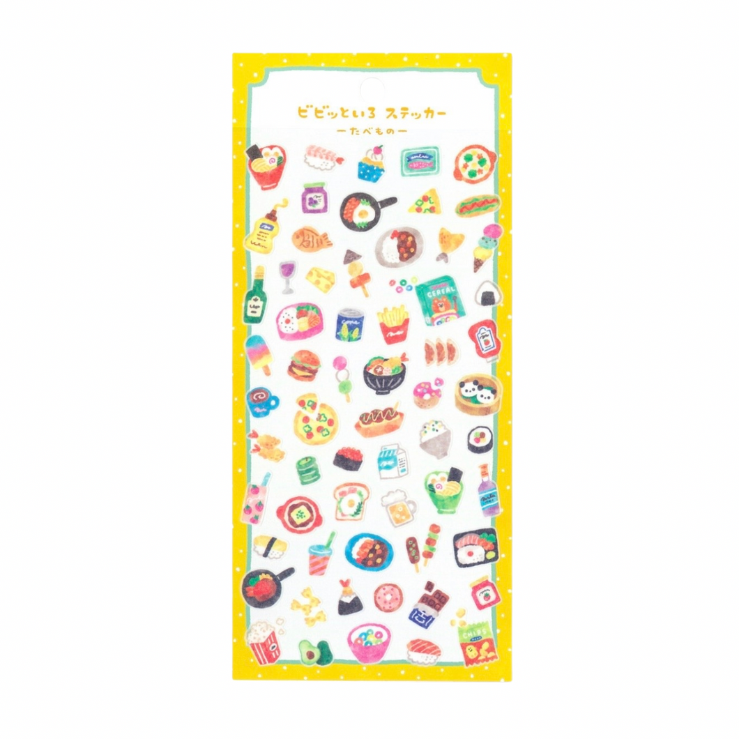Sticker Sheet - Bibitto Iro - Food