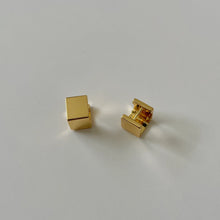 Lexie Square Huggies - Gold