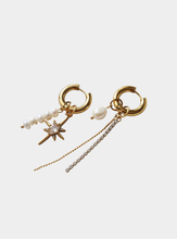 Cecelia Charm Hoop Earrings - Gold