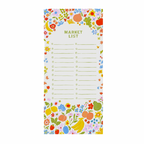 Fruit Market Notepad with Magnet