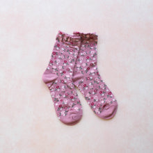 Garden Flower Socks - Pink