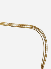 Four Layer Choker Chain Necklace - Gold