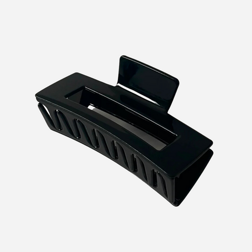 Large Rectangle Claw Clip - Black