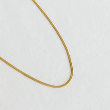 Herringbone Chain Necklace - Gold