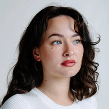 Wire Hoop Earrings (Small or Large) - Gold