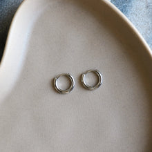 Mini Hoops (8.5mm) - Silver