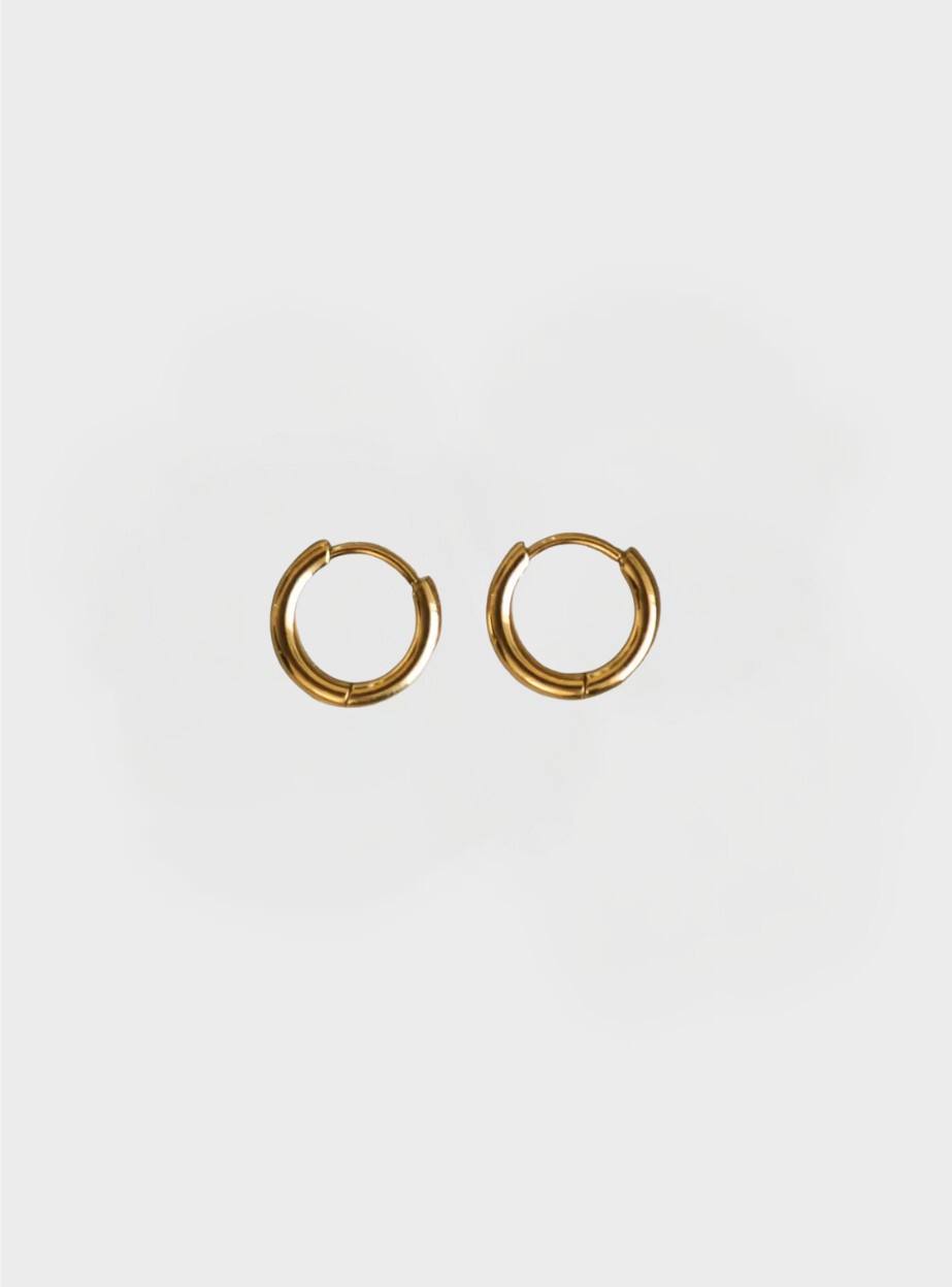 Mini Hoops (8.5mm) - Gold