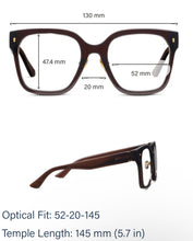 Piper Blue Light Glasses - Coffee