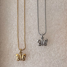 Mini Butterfly Necklace - Gold OR Silver