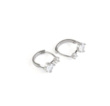 Wynn Huggie Hoop Earrings - Silver