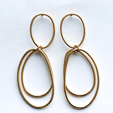 Lupo Drop Earrings - Gold