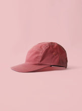 5 Panel Cap - Red Waxed Cotton Canvas