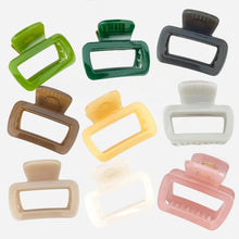 Small Square Hair Claw Clip - Assorted Colours