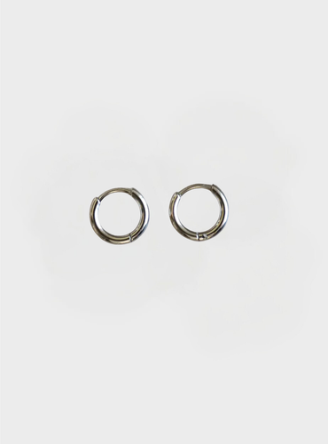 Mini Hoops (8.5mm) - Silver