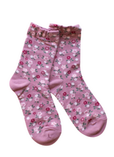 Garden Flower Socks - Pink