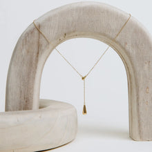 Cascade Teardrop Necklace - Gold