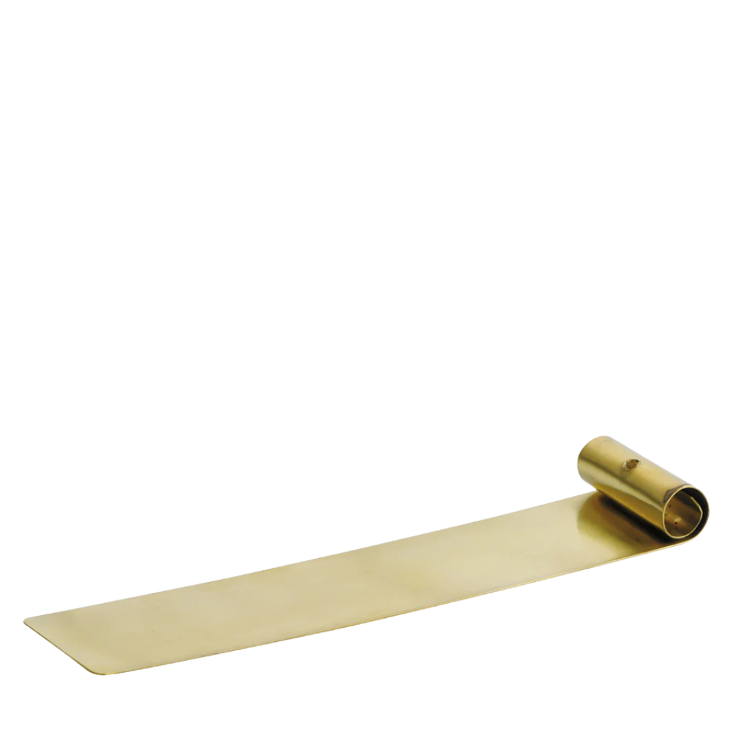 Long Brass Incense Holder
