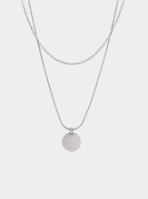 Celina Double Necklace - Silver