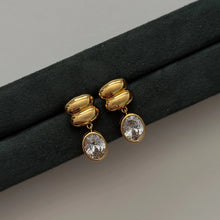 Bria Oval Drop Earrings