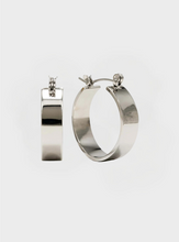 Waterproof Khloe Hoop Earrings - Silver