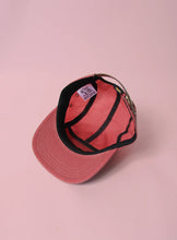 5 Panel Cap - Red Waxed Cotton Canvas