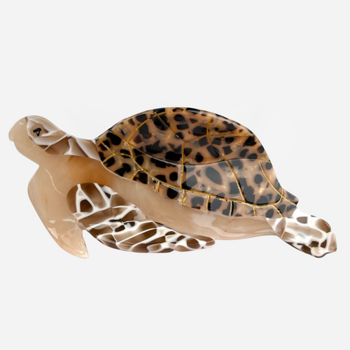 Turtle Claw Clip - Blush/Brown