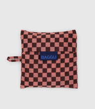 Baggu Bag - Pink Brown Check