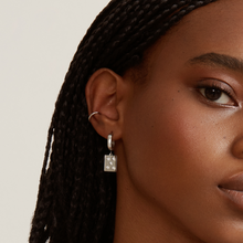 Sylvie Hoop Earrings - Silver