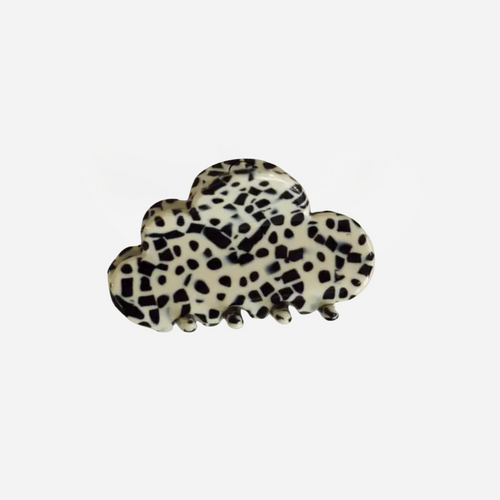 Small Cloud Hair Claw Clip - Spotted