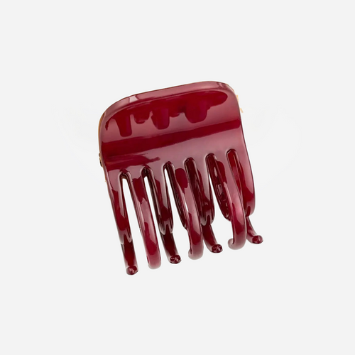 Elfie Double Claw Clip - Ruby