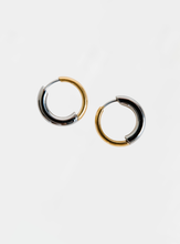 Intermix Hoop Earrings - Gold/Silver