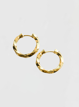 Tegan Twisted Hoops - Gold