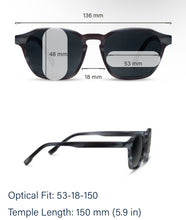 Sebastian Polarized Sunglasses - Charcoal Horn