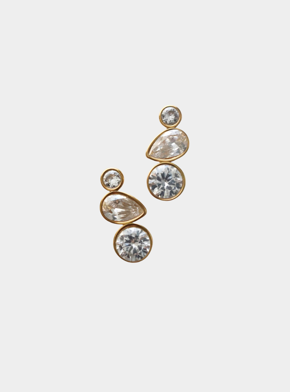 Blair Stud Earrings - Gold
